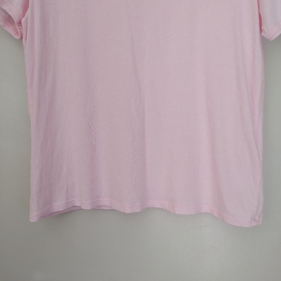 CHRLDR Franny Shoulder Pad Tee Short Sleeve T-Shirt Candy Pink - Picture 9 of 16